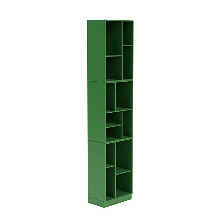 [product_category]-Montana Loom High Bookcase With 7 Cm Plinth, Parsley Green-Montana Furniture-5714322264051-0000LOOM-152-07-MON-3