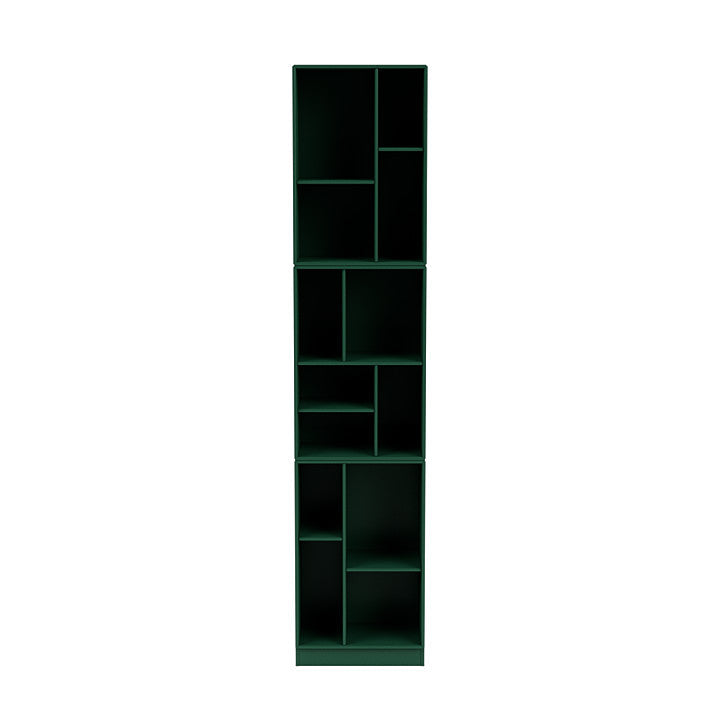 [product_category]-Montana Loom High Bookcase With 7 Cm Plinth, Pine Green-Montana Furniture-5714322263573-0000LOOM-136-07-MON-2