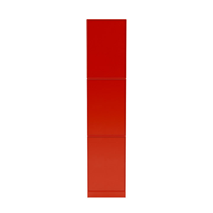 [product_category]-Montana Loom High Bookcase With 7 Cm Plinth, Rosehip Red-Montana Furniture-5714322263849-0000LOOM-145-07-MON-4