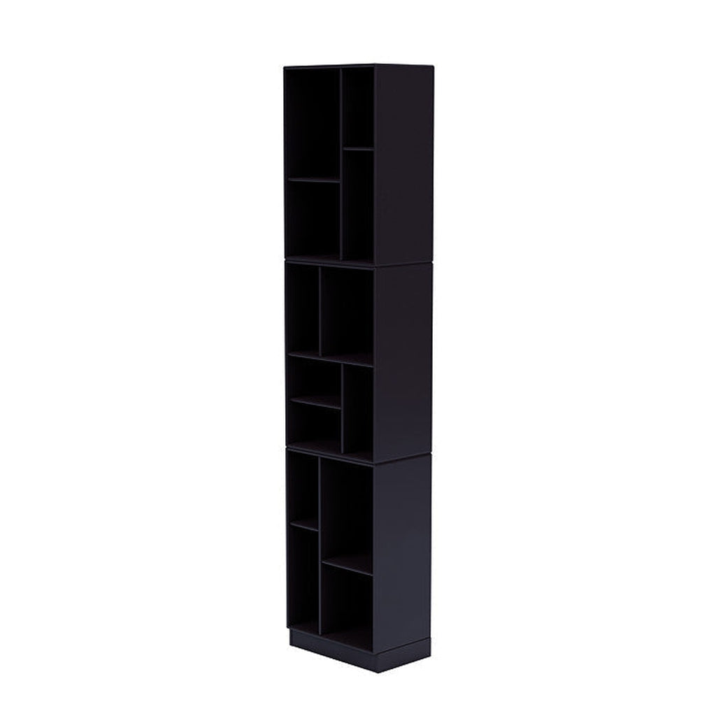 [product_category]-Montana Loom High Bookcase With 7 Cm Plinth, Shadow-Montana Furniture-5714322263900-0000LOOM-147-07-MON-1