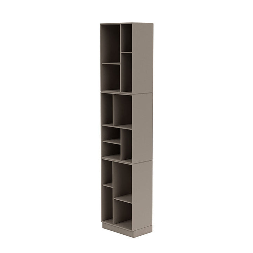 [product_category]-Montana Loom High Bookcase With 7 Cm Plinth, Truffle Grey-Montana Furniture-5714322263726-0000LOOM-141-07-MON-1