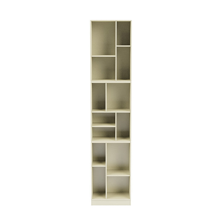 [product_category]-Montana Loom High Bookcase With 7 Cm Plinth, Vanilla White-Montana Furniture-5714322263993-0000LOOM-150-07-MON-2