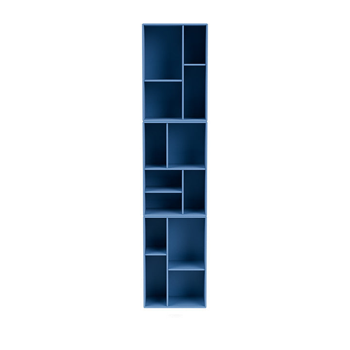 [product_category]-Montana Loom High Bookcase With Suspension Rail, Azure Blue-Montana Furniture-5714322264068-0000LOOM-154-04-MON-2