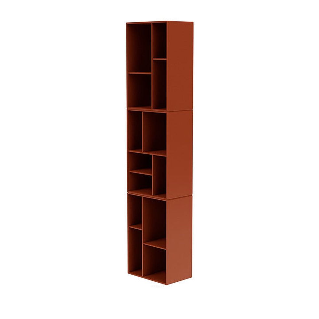 [product_category]-Montana Loom High Bookcase With Suspension Rail, Hokkaido Brown-Montana Furniture-5714322264303-0000LOOM-162-04-MON-1