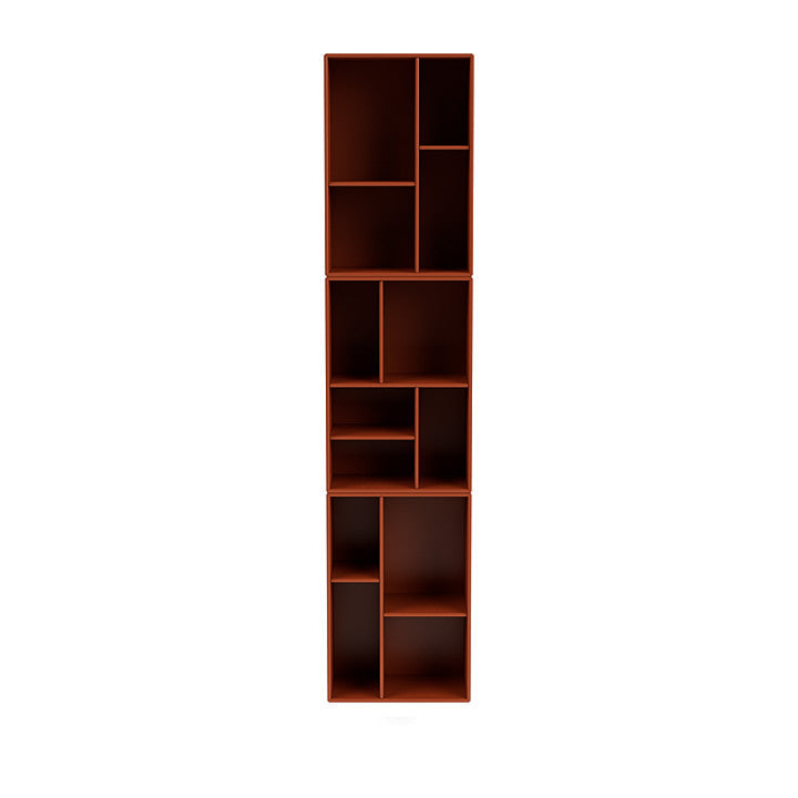 [product_category]-Montana Loom High Bookcase With Suspension Rail, Hokkaido Brown-Montana Furniture-5714322264303-0000LOOM-162-04-MON-2