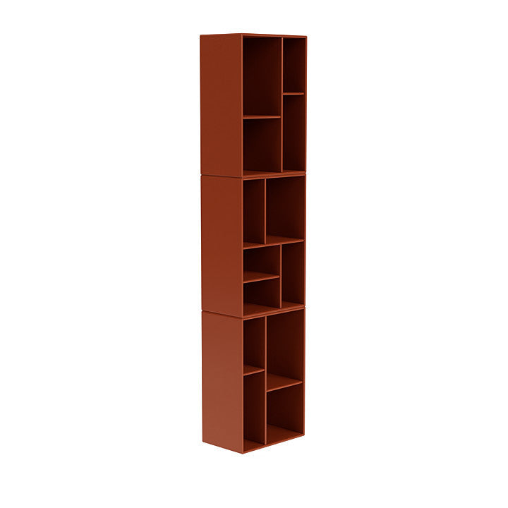 [product_category]-Montana Loom High Bookcase With Suspension Rail, Hokkaido Brown-Montana Furniture-5714322264303-0000LOOM-162-04-MON-3