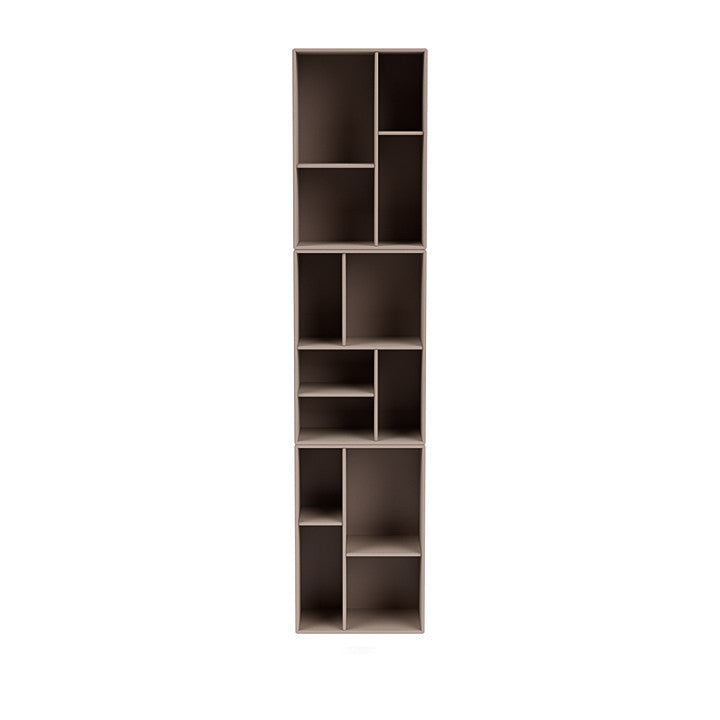 [product_category]-Montana Loom High Bookcase With Suspension Rail, Mushroom Brown-Montana Furniture-5714322263580-0000LOOM-137-04-MON-2