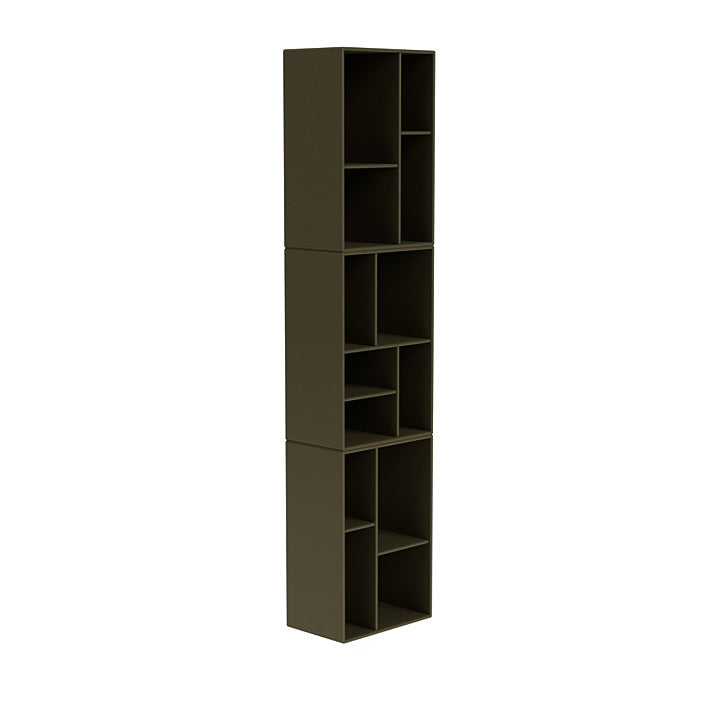 [product_category]-Montana Loom High Bookcase With Suspension Rail, Oregano Green-Montana Furniture-5714322263641-0000LOOM-139-04-MON-3