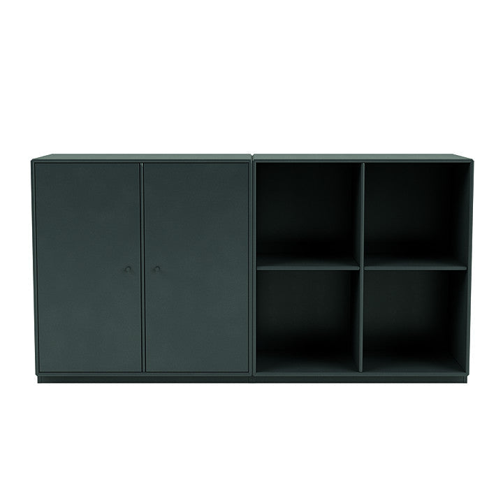 [product_category]-Montana Pair Classic Sideboard With 3 Cm Plinth, Black Jade-Montana Furniture-5714322267281-0000PAIR-163-06-MON-2