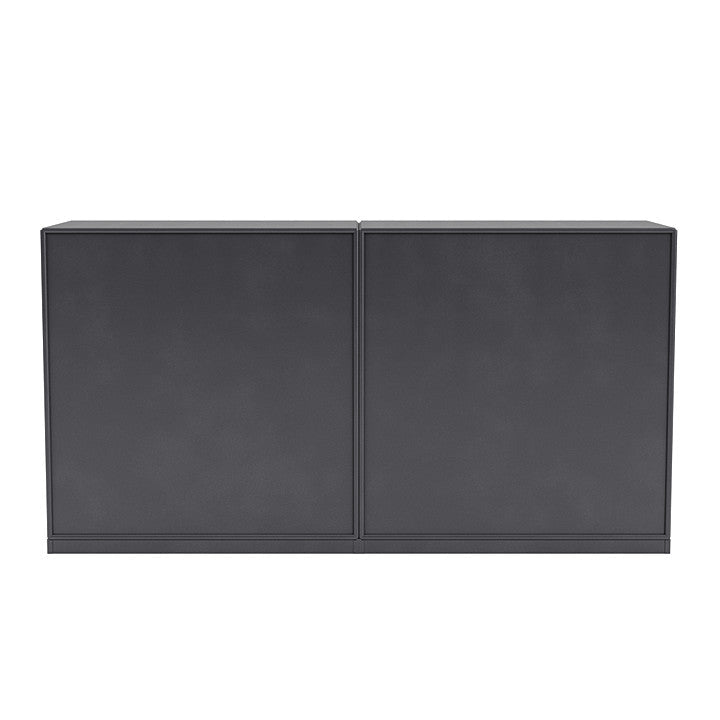 [product_category]-Montana Pair Classic Sideboard With 3 Cm Plinth, Carbon Black-Montana Furniture-5714322267601-0000PAIR-36-06-MON-4