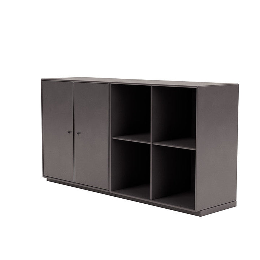 [product_category]-Montana Pair Classic Sideboard With 3 Cm Plinth, Coffee Brown-Montana Furniture-5714322267526-0000PAIR-35-06-MON-1