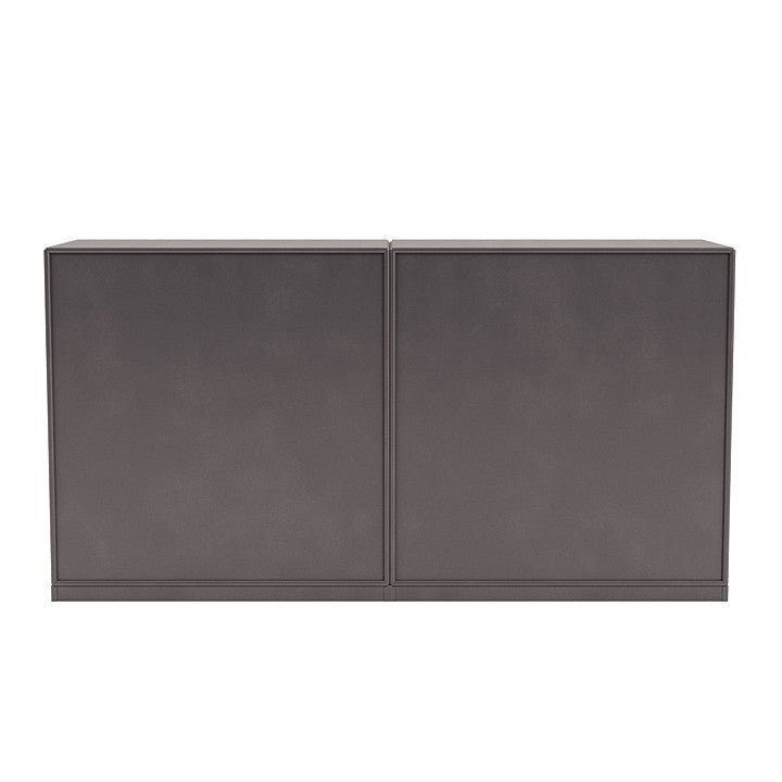 [product_category]-Montana Pair Classic Sideboard With 3 Cm Plinth, Coffee Brown-Montana Furniture-5714322267526-0000PAIR-35-06-MON-4