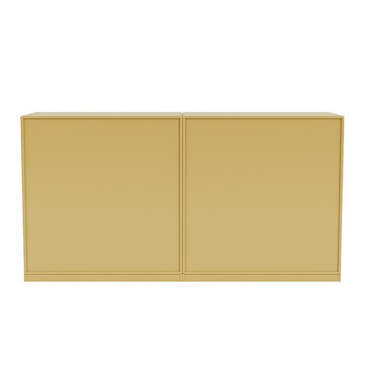 [product_category]-Montana Pair Classic Sideboard With 3 Cm Plinth, Cumin Yellow-Montana Furniture-5714322266802-0000PAIR-157-06-MON-4