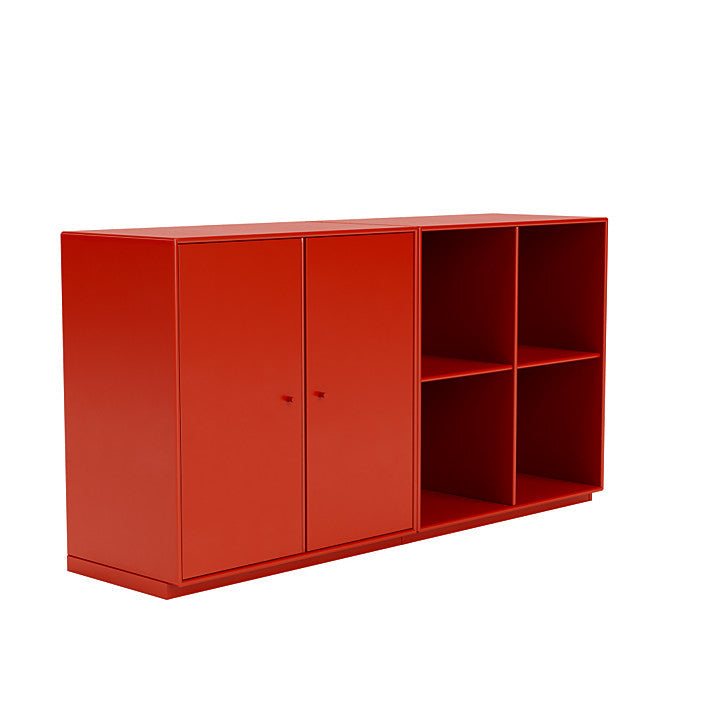 [product_category]-Montana Pair Classic Sideboard With 3 Cm Plinth, Rosehip Red-Montana Furniture-5714322265928-0000PAIR-145-06-MON-3