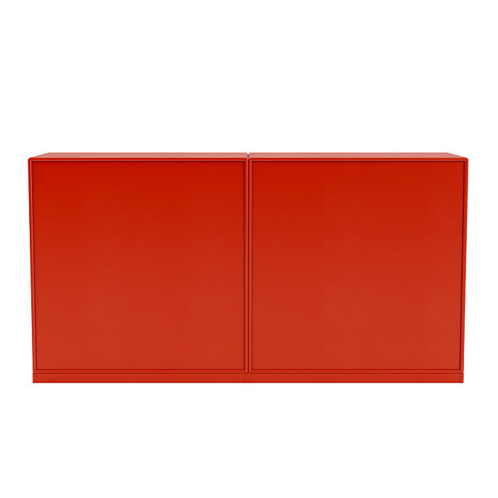 [product_category]-Montana Pair Classic Sideboard With 3 Cm Plinth, Rosehip Red-Montana Furniture-5714322265928-0000PAIR-145-06-MON-4