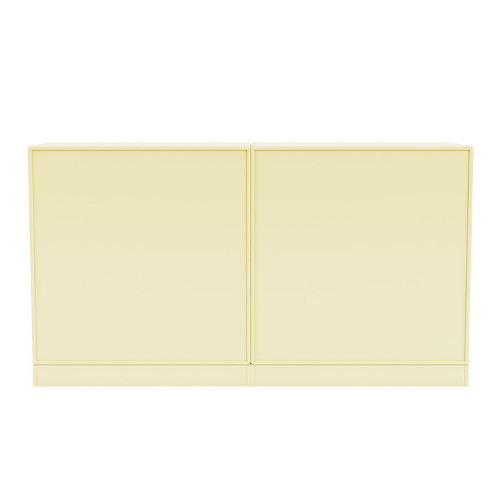 [product_category]-Montana Pair Classic Sideboard With 7 Cm Plinth, Chamomile Yellow-Montana Furniture-5714322266970-0000PAIR-159-07-MON-4