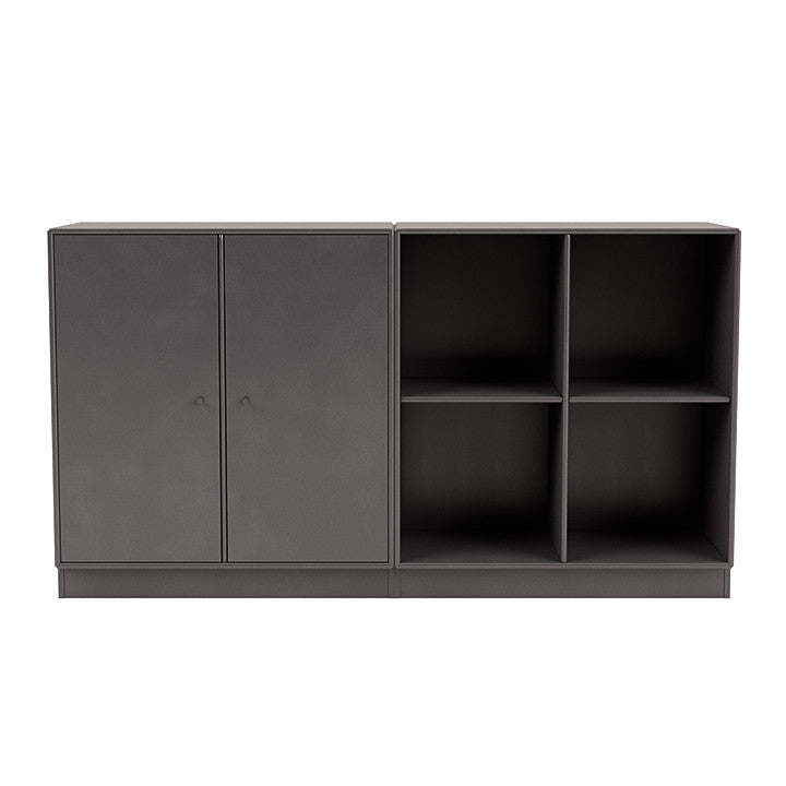 [product_category]-Montana Pair Classic Sideboard With 7 Cm Plinth, Coffee Brown-Montana Furniture-5714322267533-0000PAIR-35-07-MON-2