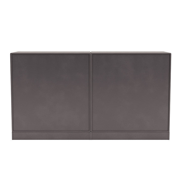 [product_category]-Montana Pair Classic Sideboard With 7 Cm Plinth, Coffee Brown-Montana Furniture-5714322267533-0000PAIR-35-07-MON-4