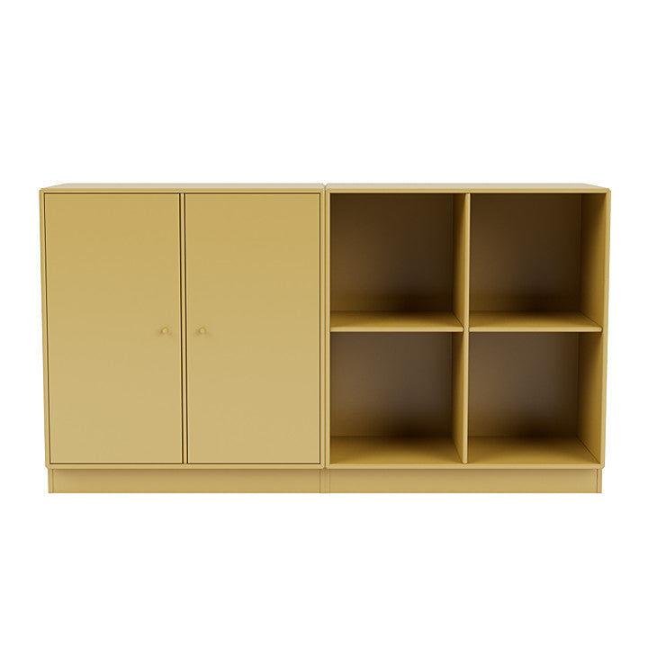 [product_category]-Montana Pair Classic Sideboard With 7 Cm Plinth, Cumin Yellow-Montana Furniture-5714322266819-0000PAIR-157-07-MON-2