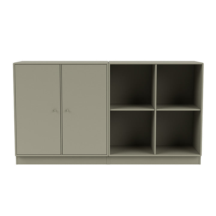 [product_category]-Montana Pair Classic Sideboard With 7 Cm Plinth, Fennel Green-Montana Furniture-5714322265850-0000PAIR-144-07-MON-2