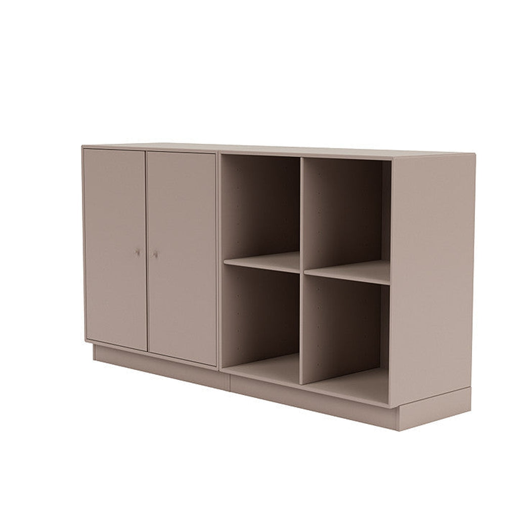 [product_category]-Montana Pair Classic Sideboard With 7 Cm Plinth, Mushroom Brown-Montana Furniture-5714322265294-0000PAIR-137-07-MON-1