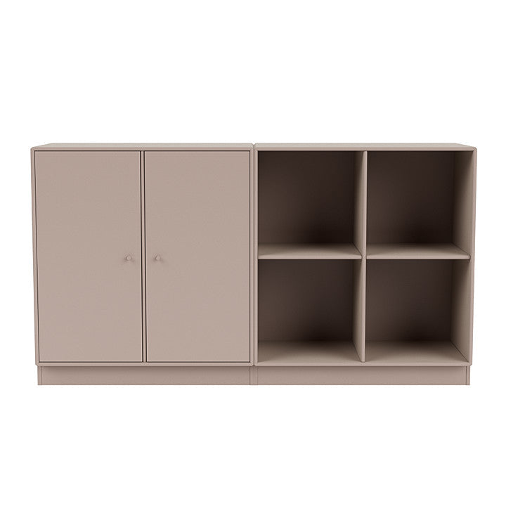 [product_category]-Montana Pair Classic Sideboard With 7 Cm Plinth, Mushroom Brown-Montana Furniture-5714322265294-0000PAIR-137-07-MON-2