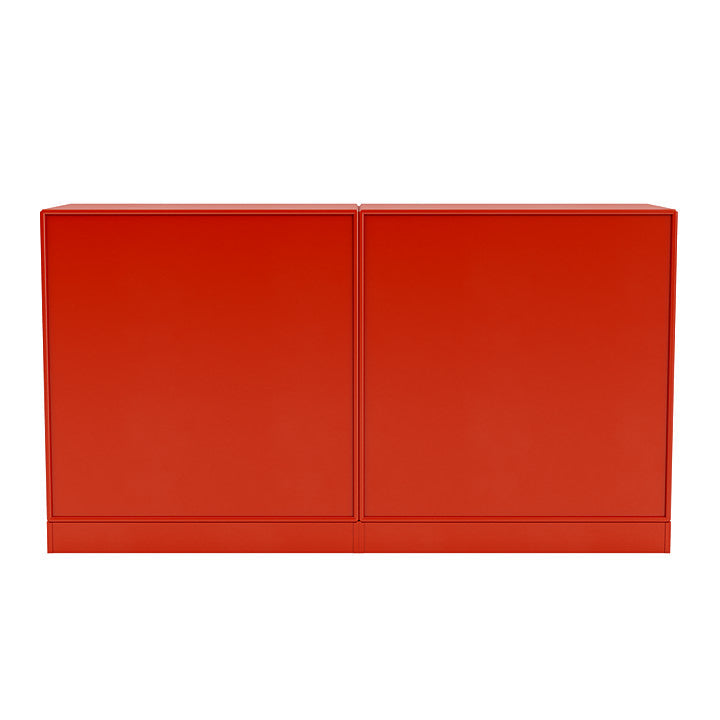[product_category]-Montana Pair Classic Sideboard With 7 Cm Plinth, Rosehip Red-Montana Furniture-5714322265935-0000PAIR-145-07-MON-4