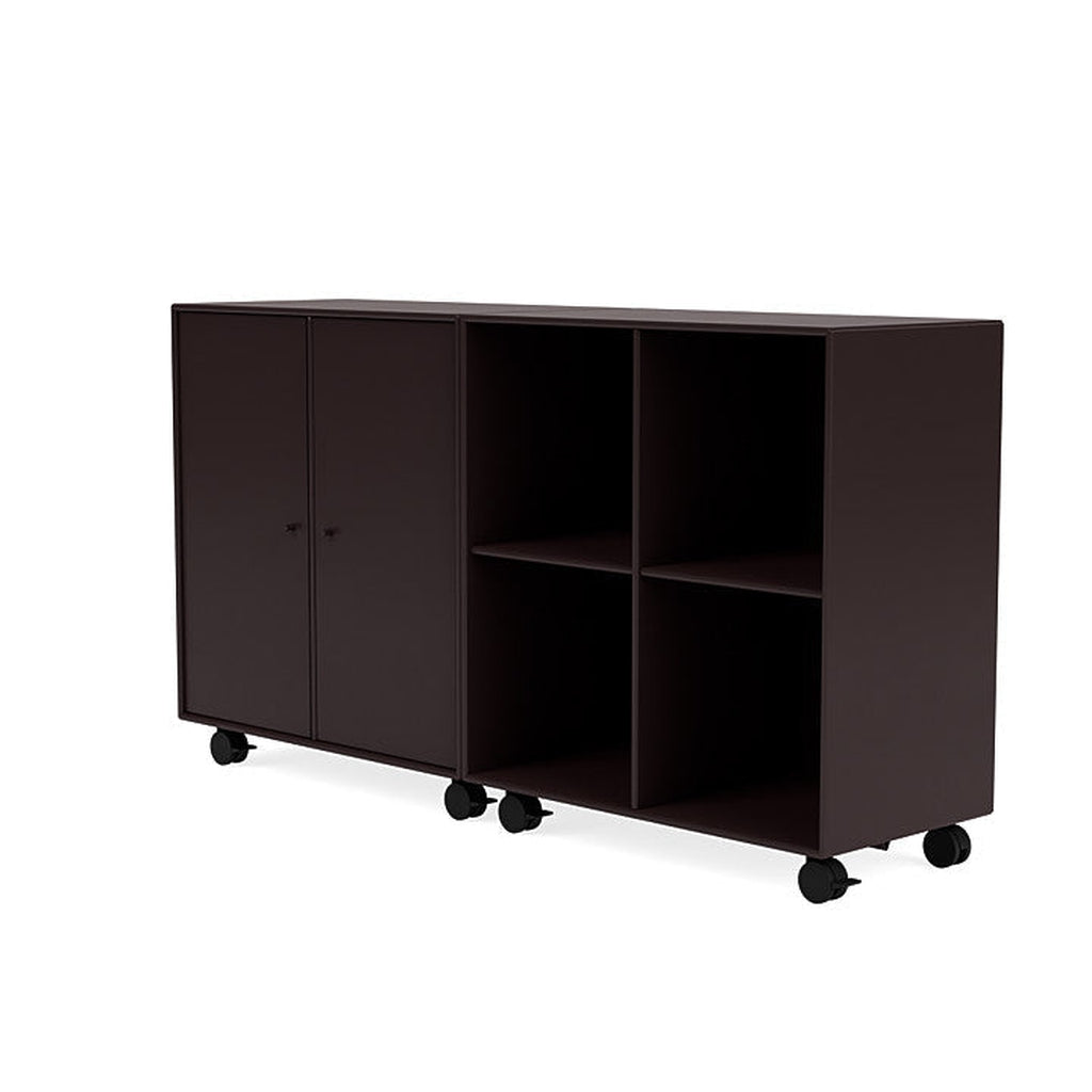 [product_category]-Montana Pair Classic Sideboard With Castors, Balsamic Brown-Montana Furniture-5714322267038-0000PAIR-160-05-MON-1