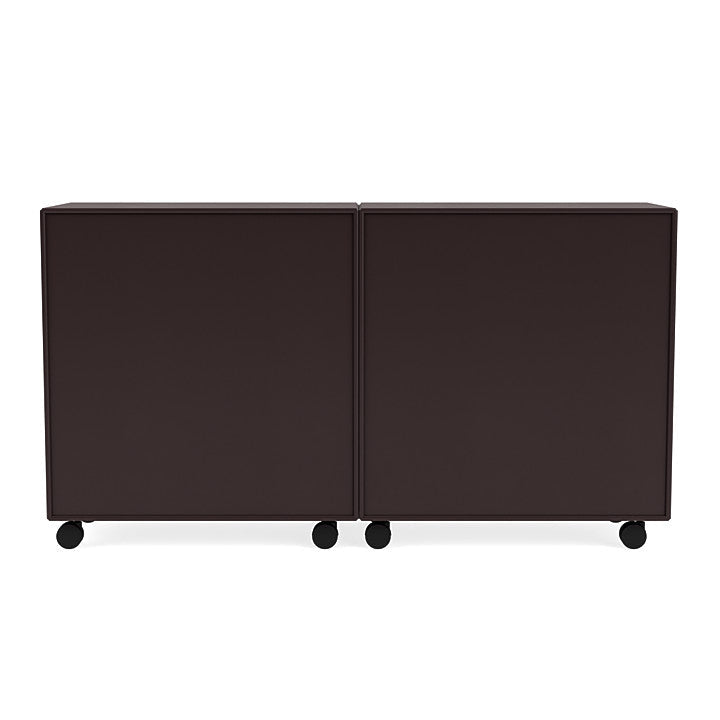 [product_category]-Montana Pair Classic Sideboard With Castors, Balsamic Brown-Montana Furniture-5714322267038-0000PAIR-160-05-MON-4