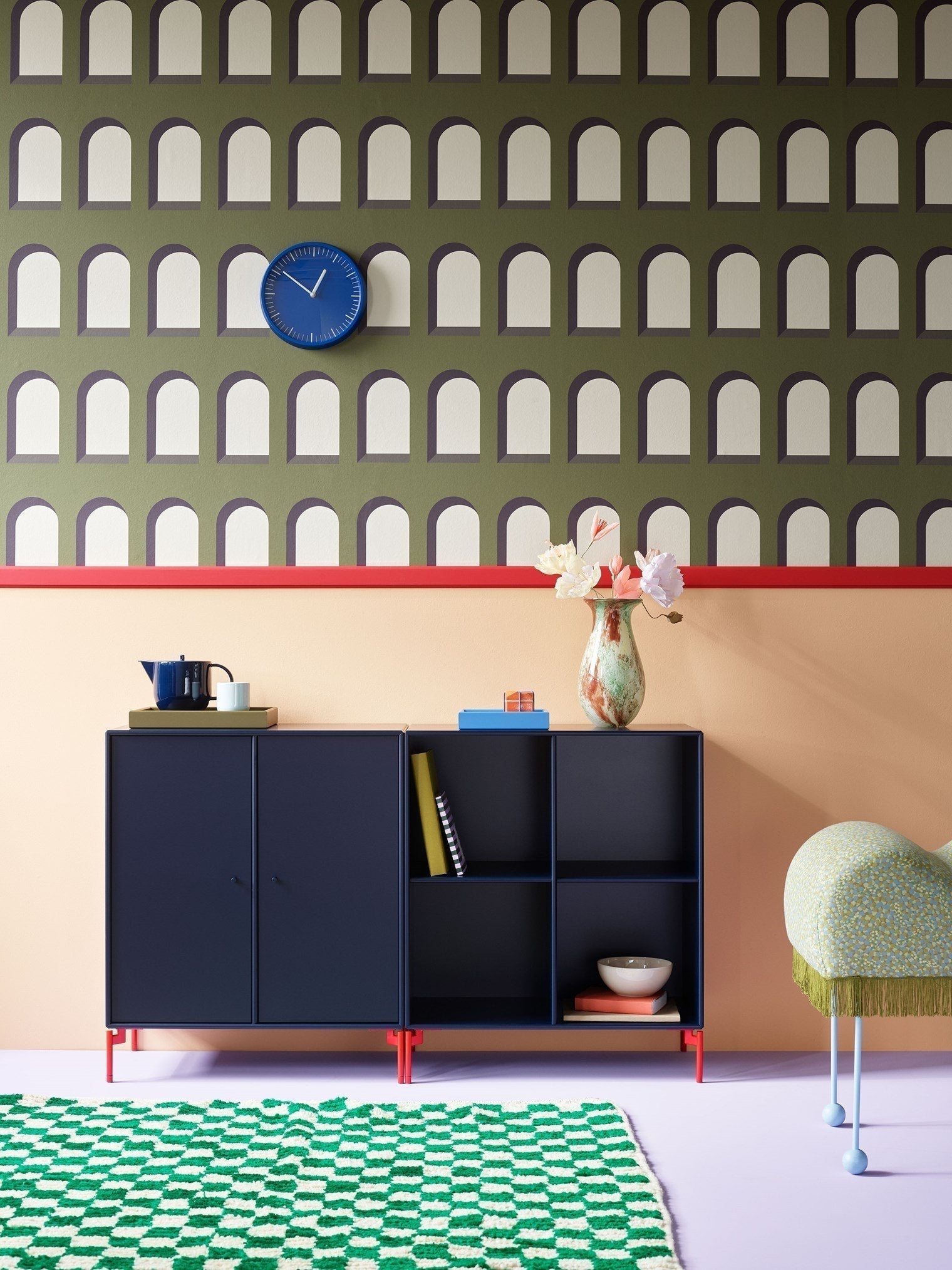 [product_category]-Montana Pair Classic Sideboard With Castors, Black Jade-Montana Furniture-5714322267274-0000PAIR-163-05-MON-5