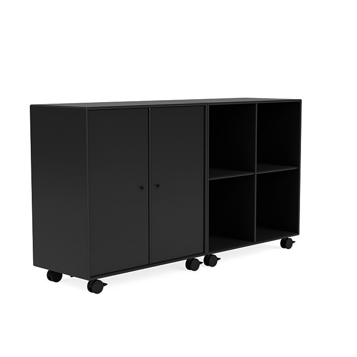 [product_category]-Montana Pair Classic Sideboard With Castors, Black-Montana Furniture-5714322264792-0000PAIR-05-05-MON-3