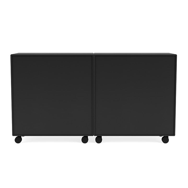 [product_category]-Montana Pair Classic Sideboard With Castors, Black-Montana Furniture-5714322264792-0000PAIR-05-05-MON-4