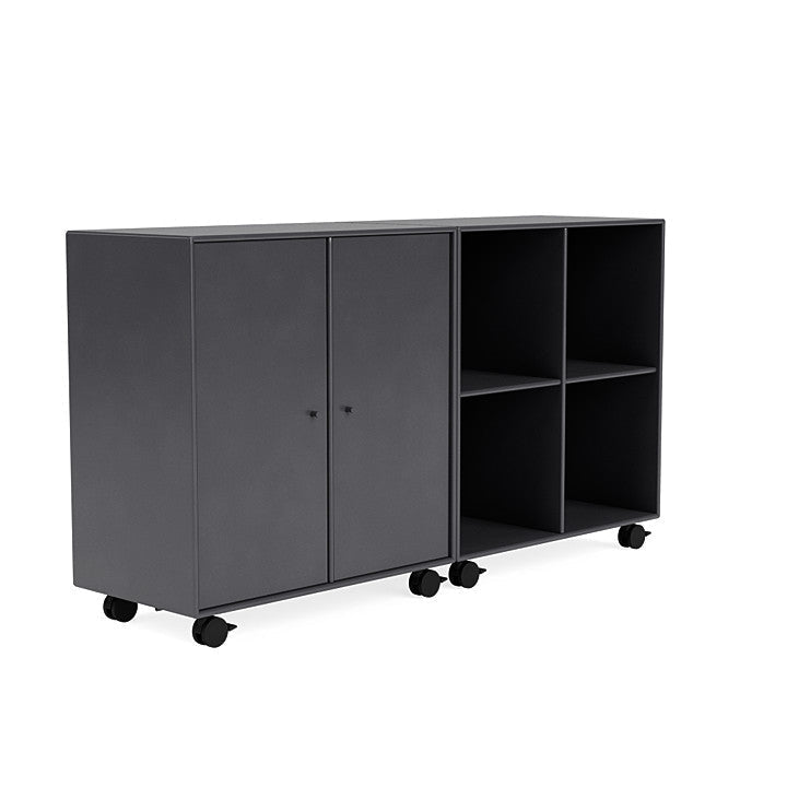 [product_category]-Montana Pair Classic Sideboard With Castors, Carbon Black-Montana Furniture-5714322267595-0000PAIR-36-05-MON-3