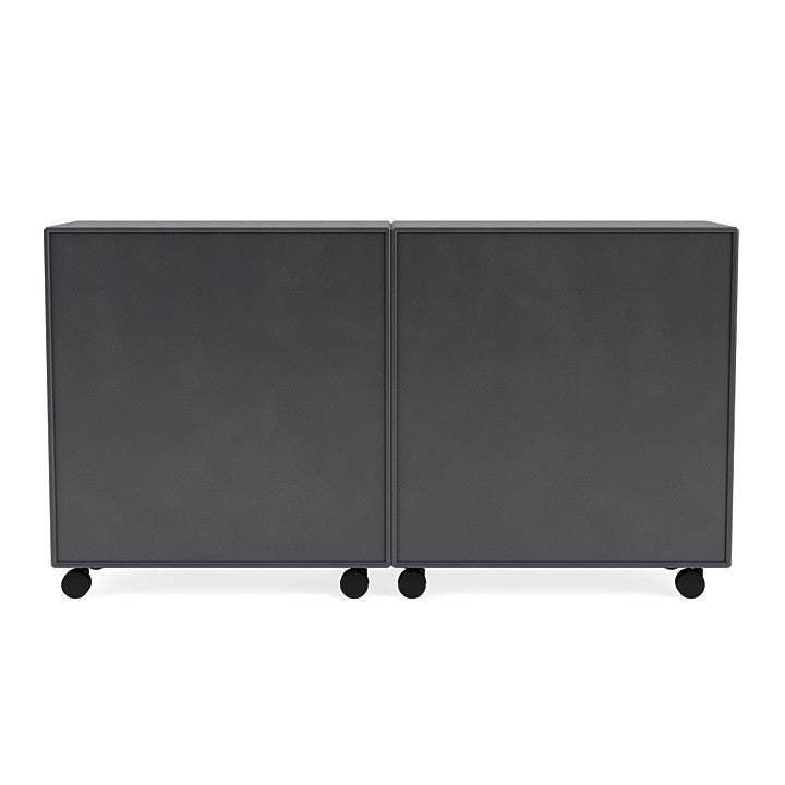 [product_category]-Montana Pair Classic Sideboard With Castors, Carbon Black-Montana Furniture-5714322267595-0000PAIR-36-05-MON-4