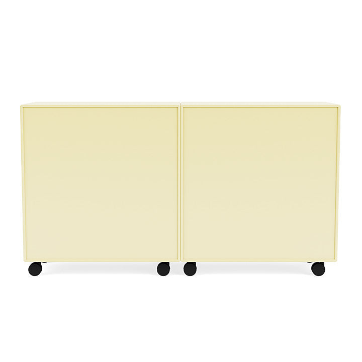 [product_category]-Montana Pair Classic Sideboard With Castors, Chamomile Yellow-Montana Furniture-5714322266956-0000PAIR-159-05-MON-4