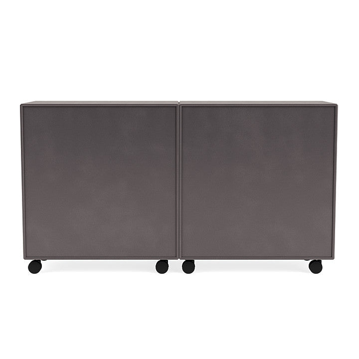 [product_category]-Montana Pair Classic Sideboard With Castors, Coffee Brown-Montana Furniture-5714322267519-0000PAIR-35-05-MON-4