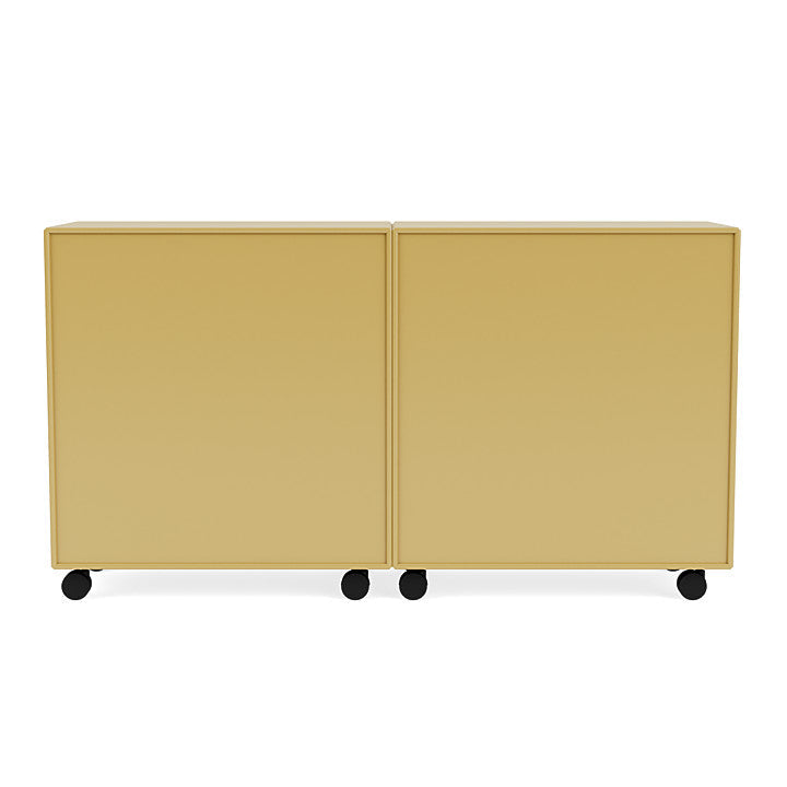[product_category]-Montana Pair Classic Sideboard With Castors, Cumin Yellow-Montana Furniture-5714322266796-0000PAIR-157-05-MON-4