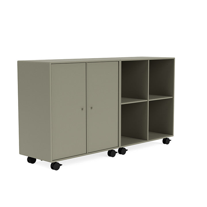 [product_category]-Montana Pair Classic Sideboard With Castors, Fennel Green-Montana Furniture-5714322265836-0000PAIR-144-05-MON-3