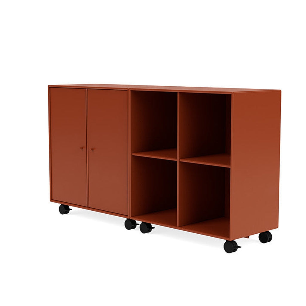 [product_category]-Montana Pair Classic Sideboard With Castors, Hokkaido Brown-Montana Furniture-5714322267199-0000PAIR-162-05-MON-1
