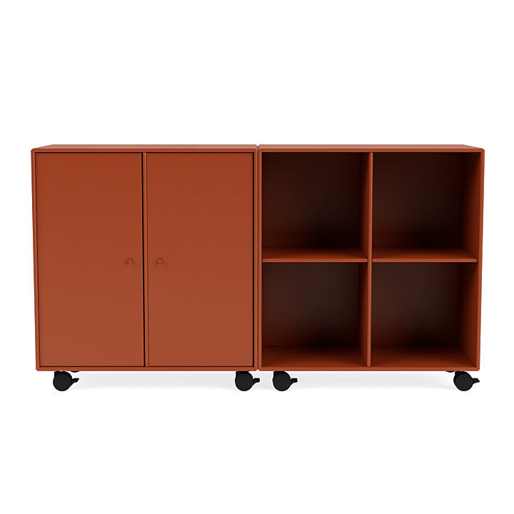 [product_category]-Montana Pair Classic Sideboard With Castors, Hokkaido Brown-Montana Furniture-5714322267199-0000PAIR-162-05-MON-2