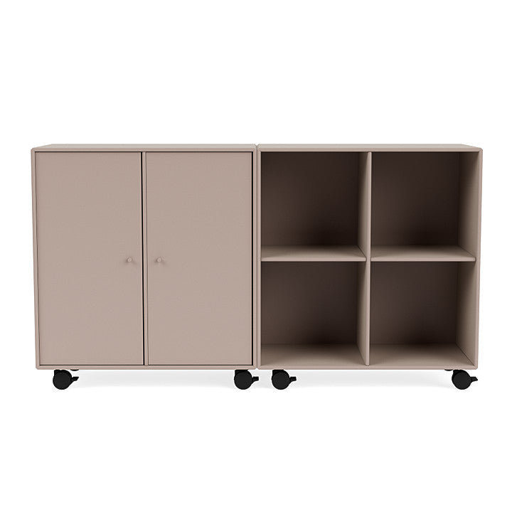 [product_category]-Montana Pair Classic Sideboard With Castors, Mushroom Brown-Montana Furniture-5714322265270-0000PAIR-137-05-MON-2