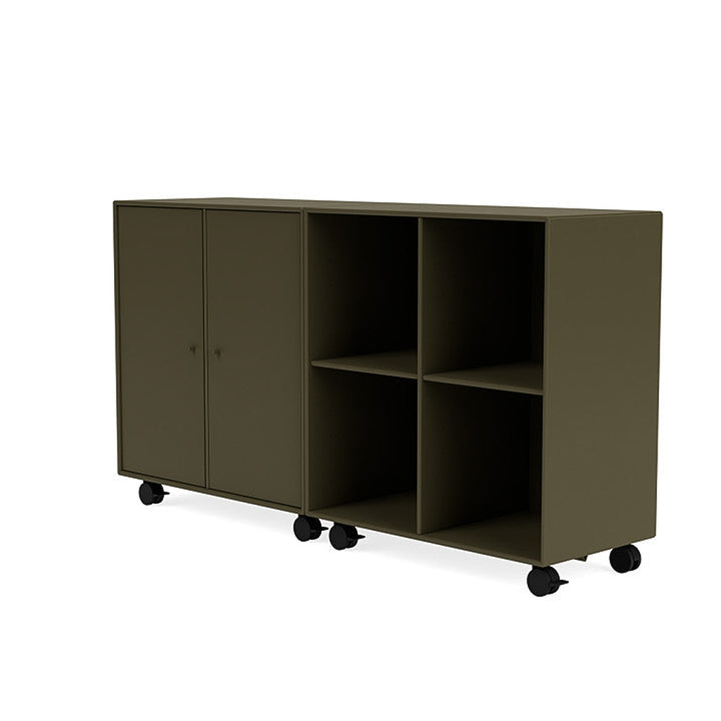 [product_category]-Montana Pair Classic Sideboard With Castors, Oregano Green-Montana Furniture-5714322265430-0000PAIR-139-05-MON-1