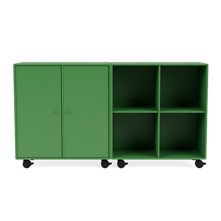 [product_category]-Montana Pair Classic Sideboard With Castors, Parsley Green-Montana Furniture-5714322266475-0000PAIR-152-05-MON-2