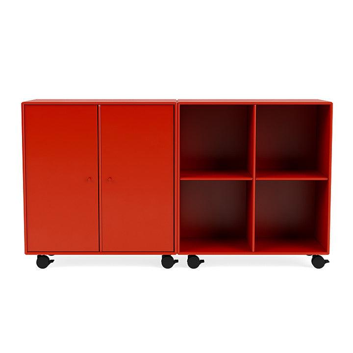 [product_category]-Montana Pair Classic Sideboard With Castors, Rosehip Red-Montana Furniture-5714322265911-0000PAIR-145-05-MON-2
