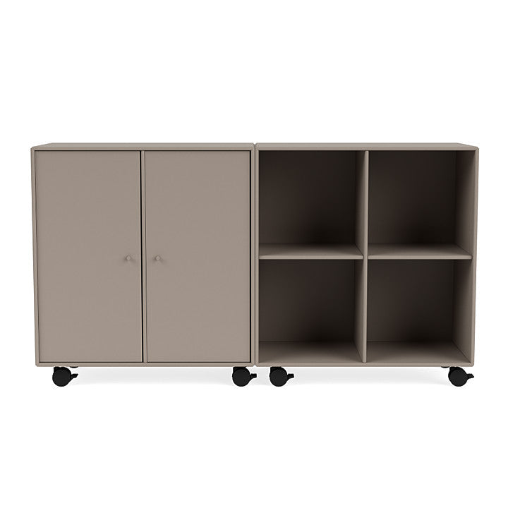 [product_category]-Montana Pair Classic Sideboard With Castors, Truffle Grey-Montana Furniture-5714322265591-0000PAIR-141-05-MON-2