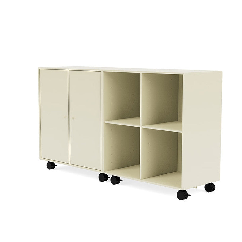 [product_category]-Montana Pair Classic Sideboard With Castors, Vanilla White-Montana Furniture-5714322266314-0000PAIR-150-05-MON-1