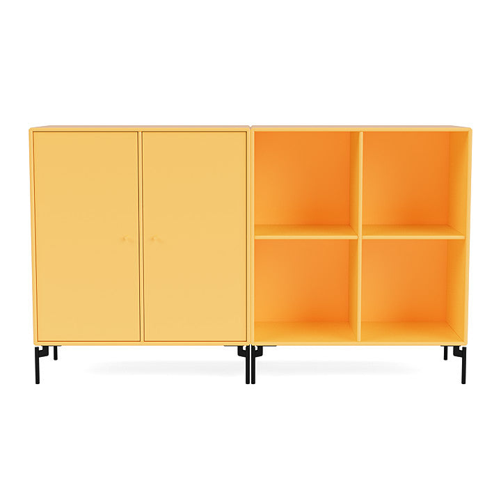 [product_category]-Montana Pair Classic Sideboard With Legs, Acacia/Black-Montana Furniture-5715288347499-0000PAIR-166-03-MON-2
