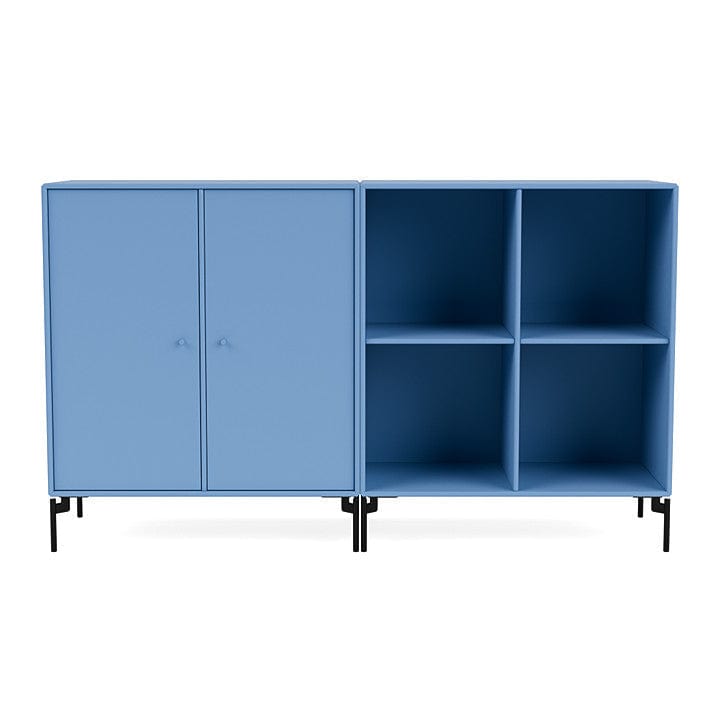 [product_category]-Montana Pair Classic Sideboard With Legs, Azure Blue/Black-Montana Furniture-5714322266536-0000PAIR-154-03-MON-2