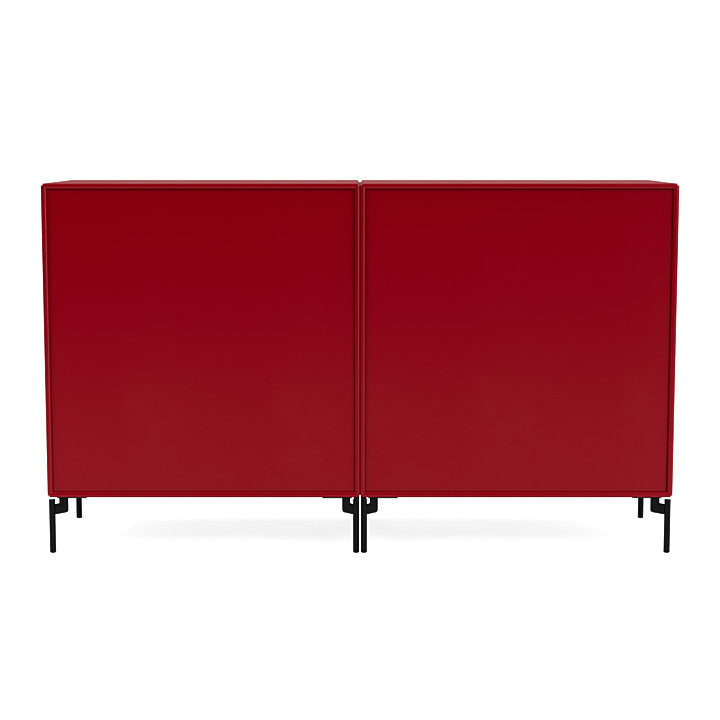 [product_category]-Montana Pair Classic Sideboard With Legs, Beetroot/Black-Montana Furniture-5714322267410-0000PAIR-165-03-MON-4