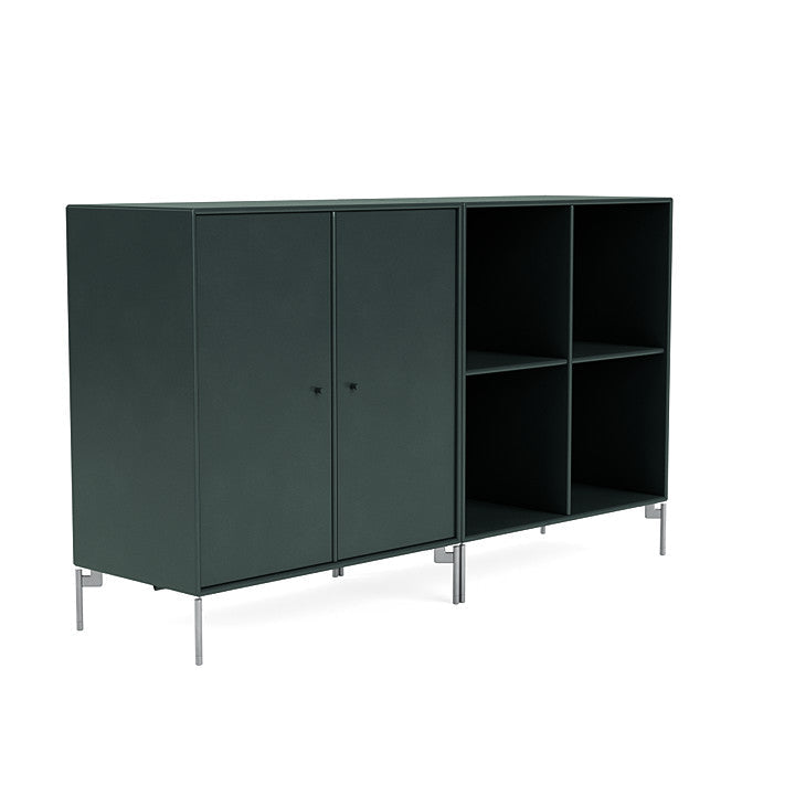 [product_category]-Montana Pair Classic Sideboard With Legs, Black Jade/Matt Chrome-Montana Furniture-5714322267236-0000PAIR-163-01-MON-3